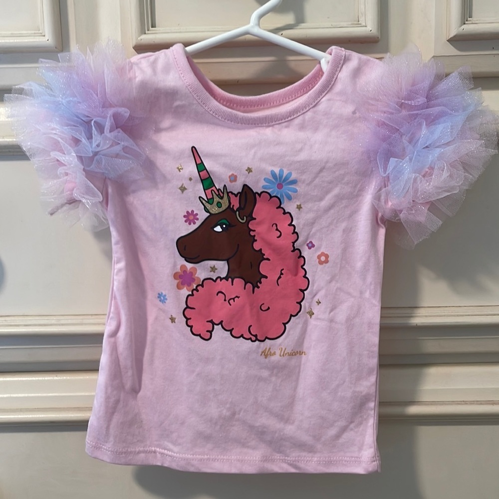 NWOT Kids Afro Unicorn 🦄 Top.
